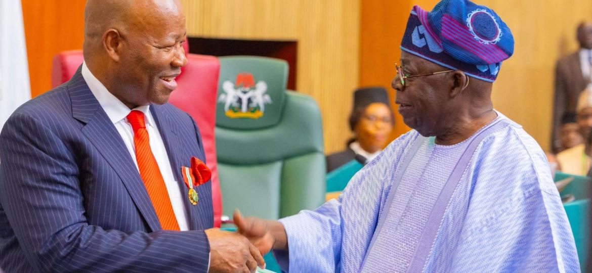 Tinubu confers GCON Akpabio 2