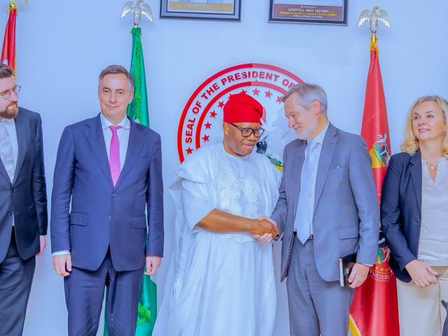 Senate President Godswill Akpabio Receives EU Delegation Strengthens Partnership on Security Trade and Governance