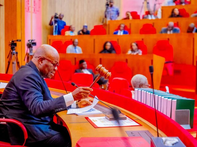 Be More Dedicated to National Service Akpabio urges Senators