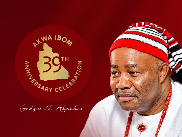 Akpabio Congratulates Akwa Ibom at 39 Post Picture